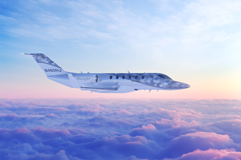 本田飞机公司在nbaa2021展示轻型公务机概念机型hondajet2600concept