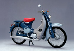 Honda Cub（弯梁）系列摩托车全球累计产量达6000万辆-SuperCubC100（第一代日本）
